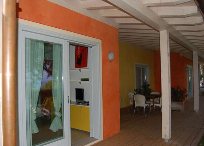 Campingplatz Gardasee mit Apartment 2 Schlafzimmer  und Privatbad 