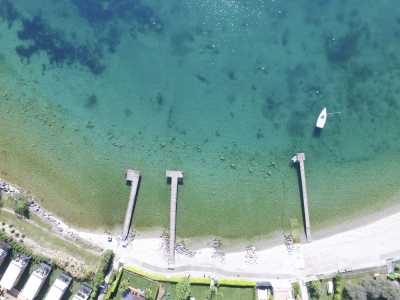 Campingplatz Gardasee direkt am See mit Bojen, für Bootsurlaub 1