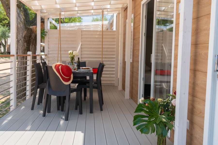 Campingplatz Gardasee mit Mobilheim 3 Schlafzimmer  2