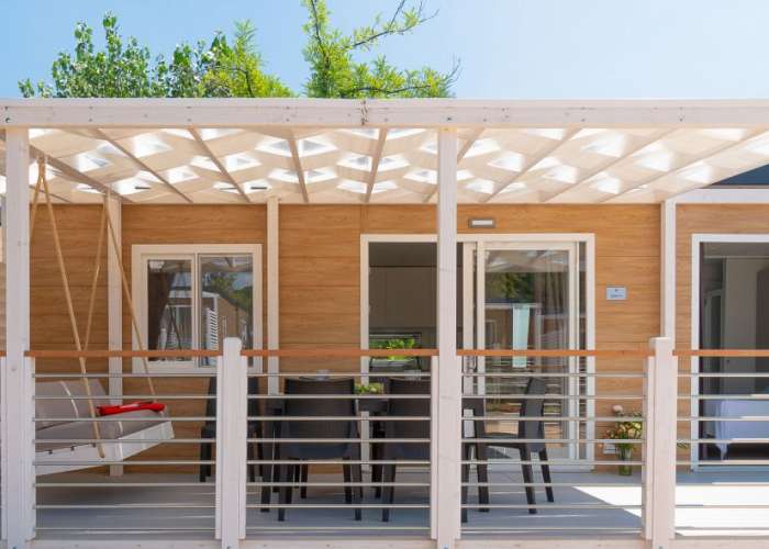 Campingplatz Gardasee mit Mobilheim 3 Schlafzimmer 