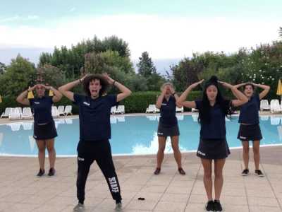 Head, Shoulders, Knee & Toe Camping Gardasee mit Animation baby dance mini disco 