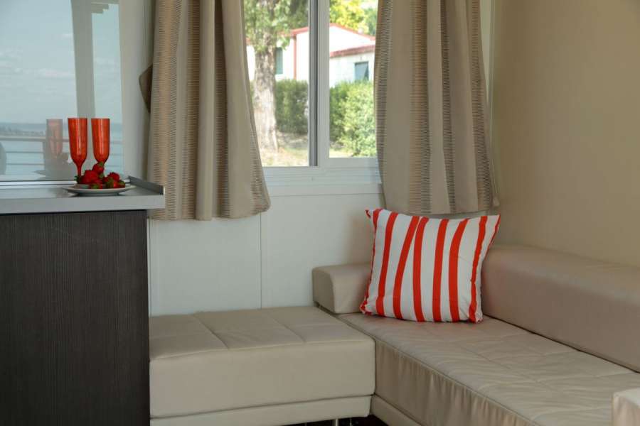 Campingplatz Gardasee mit Mobilheim 2 Schlafzimmer  und Privatbad 3