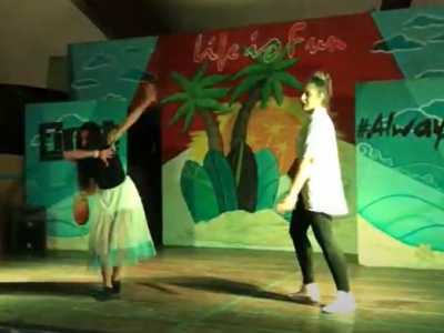 Camping Lake Garda with Animation baby dance mini disco shows 8