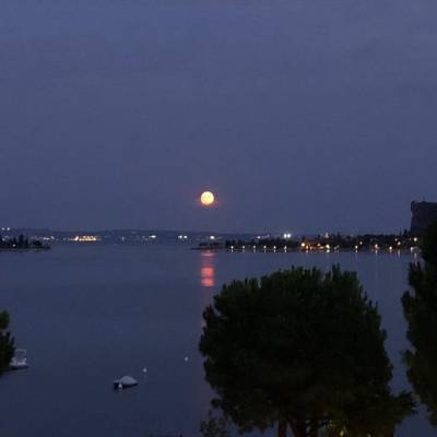 Gardameer vanaf de camping