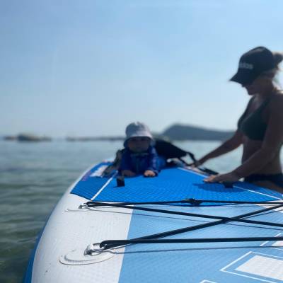 Baby Luke das erste mal am Gardasee auf dem schönstem Campingplatz 