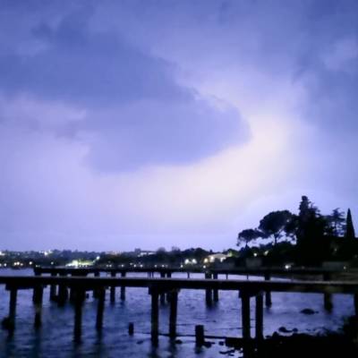 Zelfs wanneer het onweer is, is het hier prachtig...