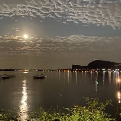 Uitzicht in de avond