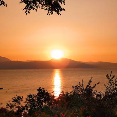 Sonnenaufgang vom Rocca Deluxe